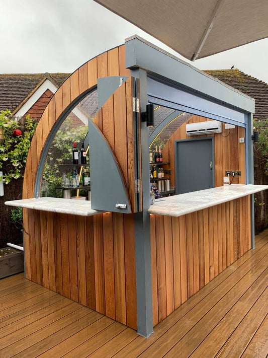 Bar Pod installation for Coppa Club, Cobham